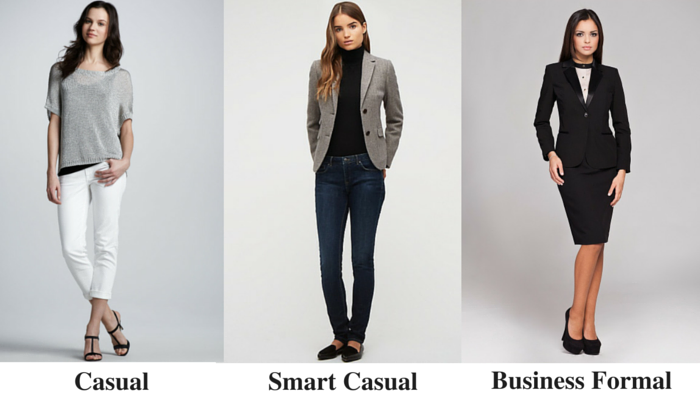smart formal dress code female